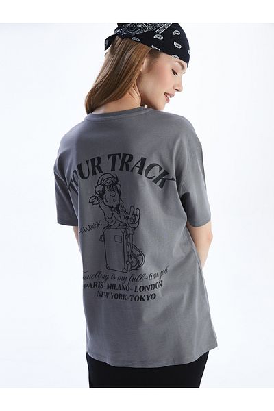 LC Waikiki Nostalgic Monkey Printed Women's T-Shirt