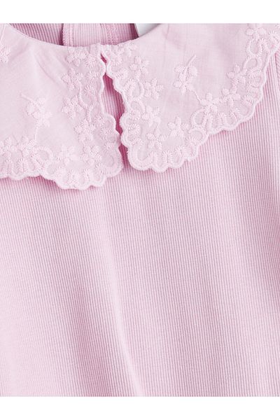 LC Waikiki Baby Collar Embroidered Girl's Blouse