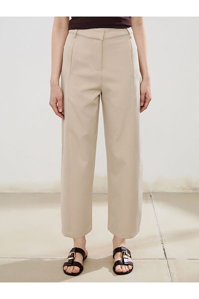 LC Waikiki Loose Fit Crepe Women's Trousers