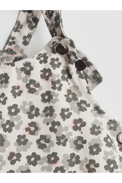 LC Waikiki Crew Neck Floral Girl's Dress