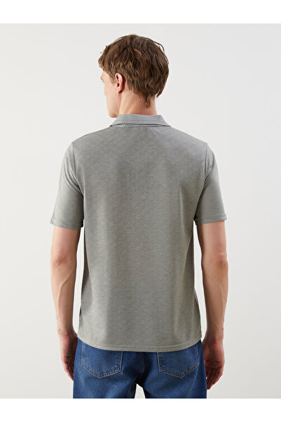 LC Waikiki Kurzarm-Herren-T-Shirt mit Polo-Ausschnitt