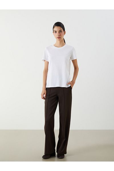 LC Waikiki Women's Wide Leg Sweatpants with Elastic Waist
