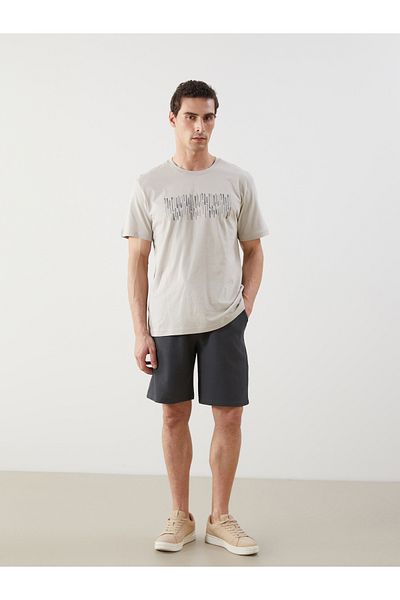 LC Waikiki Standard Fit Men's Shorts with Tie Waist Detail
