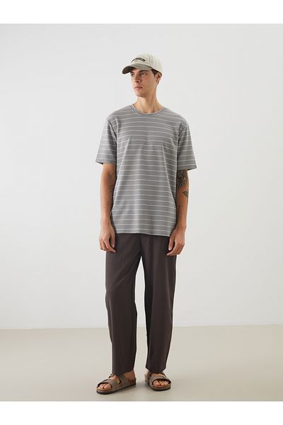 LC Waikiki Crew Neck Striped Men's T-Shirt