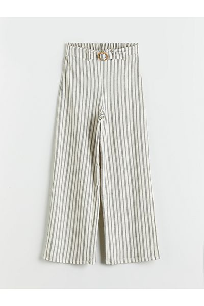 LC Waikiki Girls' Trousers with Elastic Waist