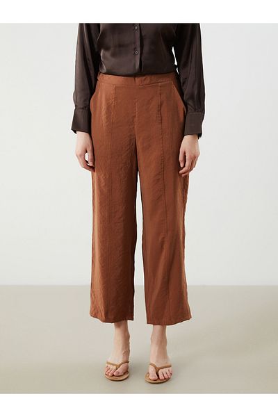 LC Waikiki Modal Blended Women's Trousers with Elastic Waist