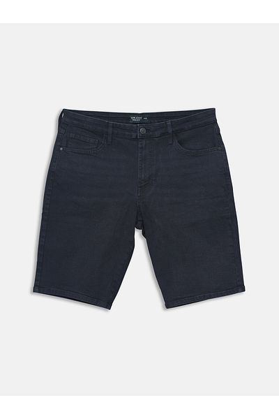 LC Waikiki Ανδρικό τζιν σορτς LCW Jeans Black Standard Fit