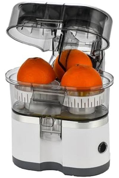 Generic Hands Free Dual-Head Electric Citrus Juicer, Portable Orange & Lemon Squeezer with USB, Easy to Clea