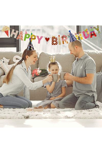 Phoetya Birthday Set, Paper, Multicolor, 22 Pieces