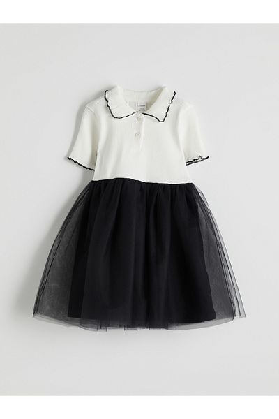 LC Waikiki Polo Neck Girl's Camisole Dress