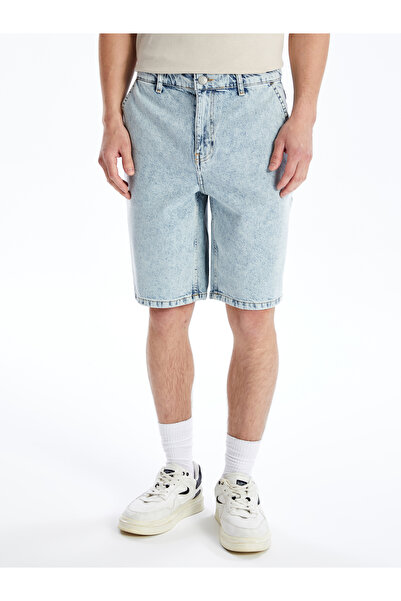LC Waikiki Pánské džínové šortky - standardní střih
