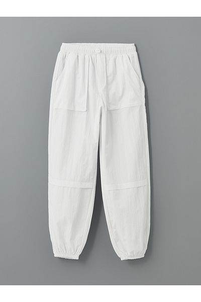LC Waikiki Basic Girl's Jogger Trousers with Elastic Waist