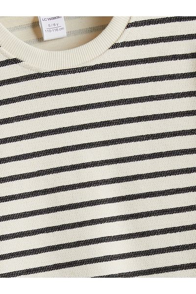 LC Waikiki Crew Neck Striped Boy T-Shirt