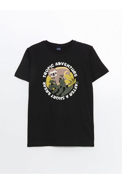 LC Waikiki Crew Neck Boys T-Shirt and Shorts