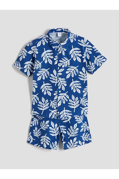 LC Waikiki Printed Boys' Shirt and Shorts 2 Pack
