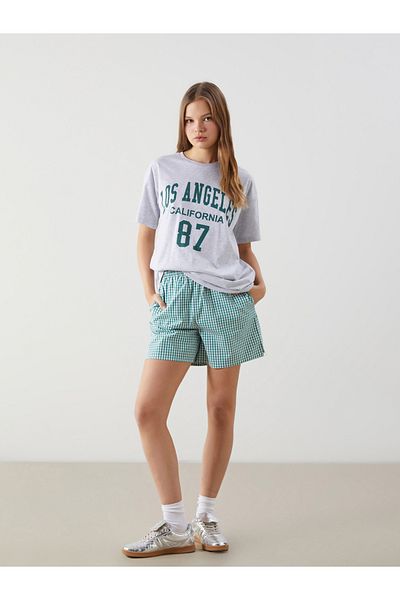 LC Waikiki Crew Neck Los Angeles Printed Women's T-Shirt