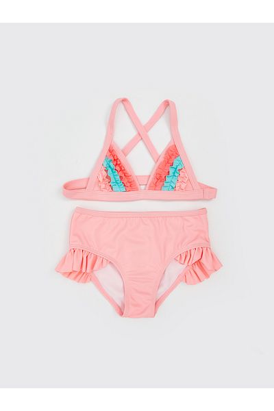 LC Waikiki Crochet Collar Girl's Bikini Set
