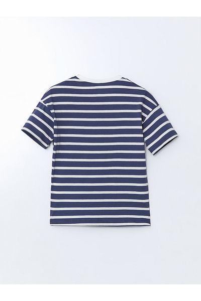 LC Waikiki Crew Neck Striped Boy T-Shirt