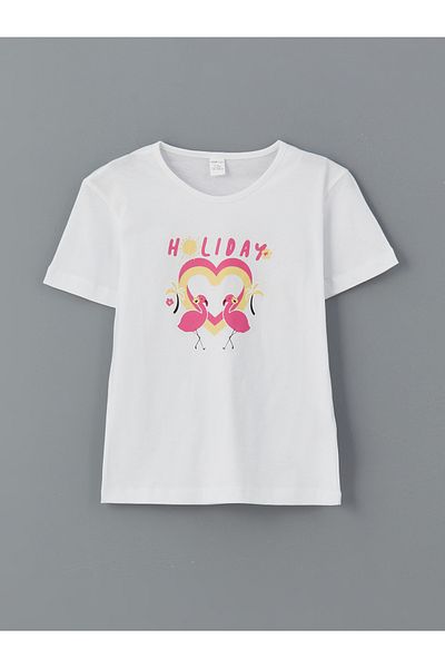 LC Waikiki Printed Girl's T-Shirt and Leggings 2-Pack