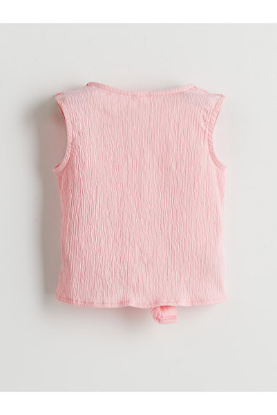 LC Waikiki Geknöpftes Mädchen-Bluse und Shorts 2 Stück