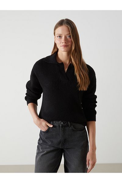 LC Waikiki Damen-Strickpullover mit Rollkragen