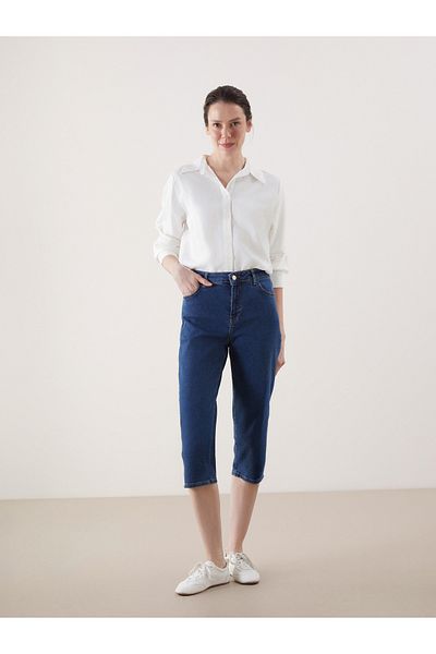LC Waikiki Jean Capri pentru femei, slim fit