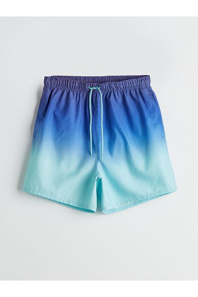 LC Waikiki Kurze gemusterte Herren-Badeshorts