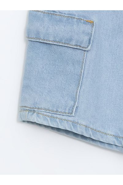 LC Waikiki Pantaloni scurți cargo pentru fete cu talie elastică