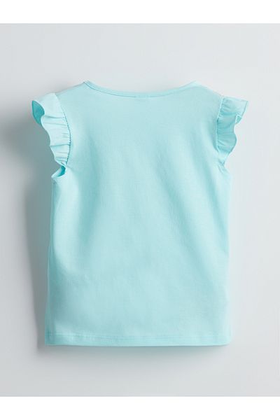 LC Waikiki Crew Neck Printed Girl's T-Shirt