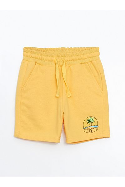 LC Waikiki Elastic Waist Printed Baby Boy Shorts