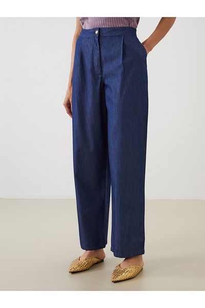 LC Waikiki Pantaloni de damă în jean Wideleg