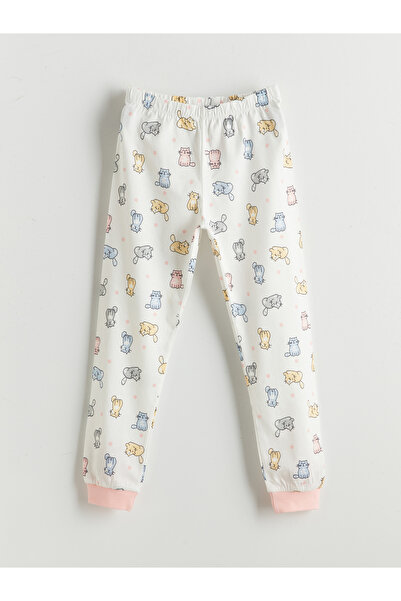 LC Waikiki Bisiklet Yaka Kız Çocuk Pijama Takımı