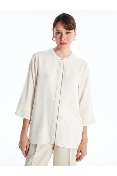 LC Waikiki Women's Judge Collar Straight Blouse