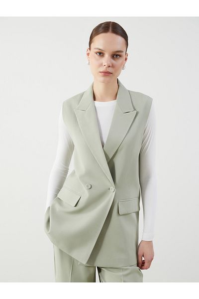LC Waikiki Jacket Collar Women's Classic Vest