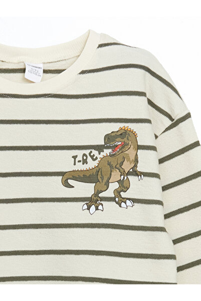 LC Waikiki Dinozor Baskılı Erkek Çocuk Tişört Ve Pantolon 2'li