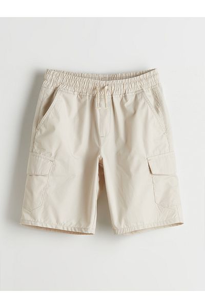 LC Waikiki Boys' Cargo Shorts with Elastic Waist