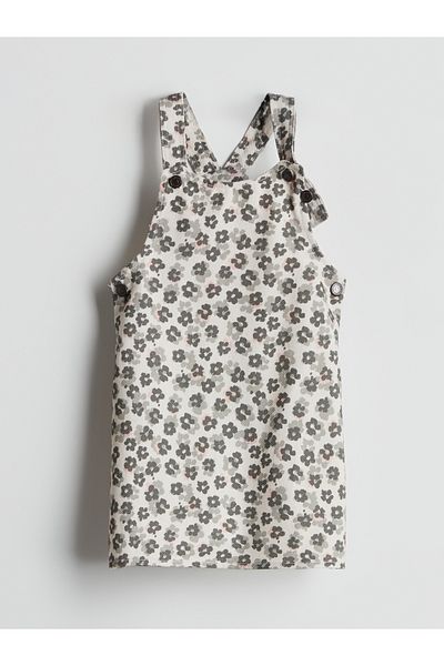 LC Waikiki Crew Neck Floral Girl's Dress