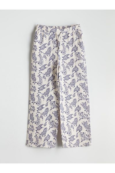 LC Waikiki Girls' Trousers with Elastic Waist