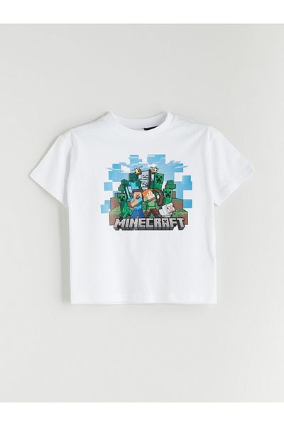 LC Waikiki Minecraft Printed Boy's T-Shirt