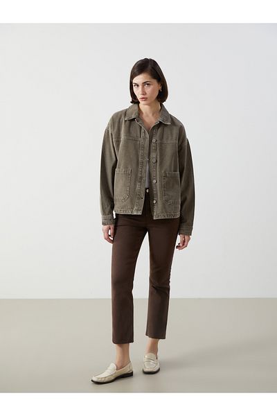 LC Waikiki Oversize Women's Jean Shirt Jacket