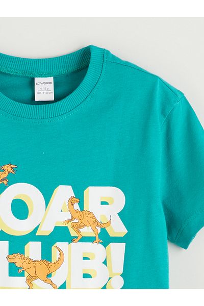 LC Waikiki Crew Neck Printed Boy's T-Shirt