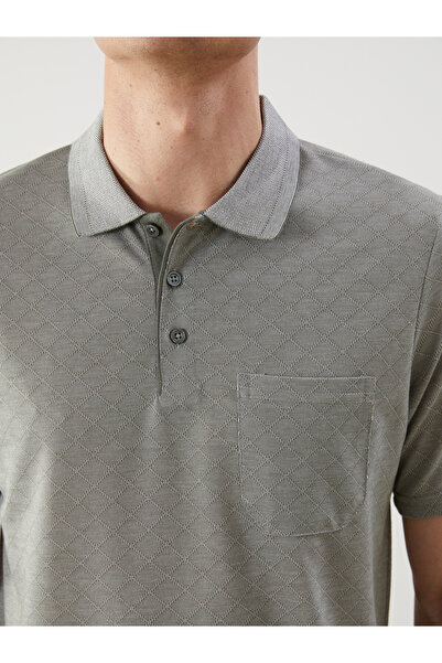 LC Waikiki Kurzarm-Herren-T-Shirt mit Polo-Ausschnitt