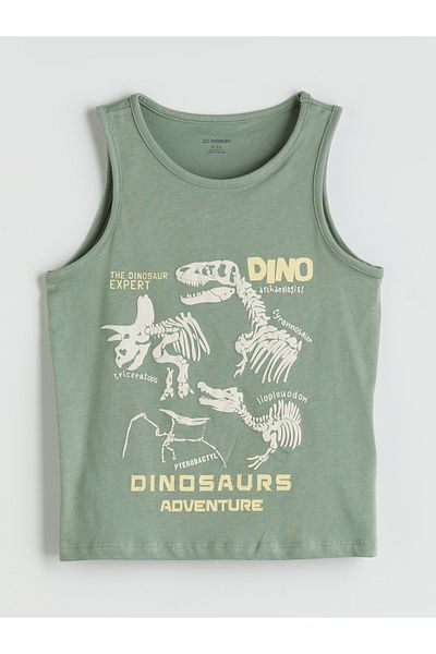 LC Waikiki Dinosaur Printed Boys' Singlet 2-Piece