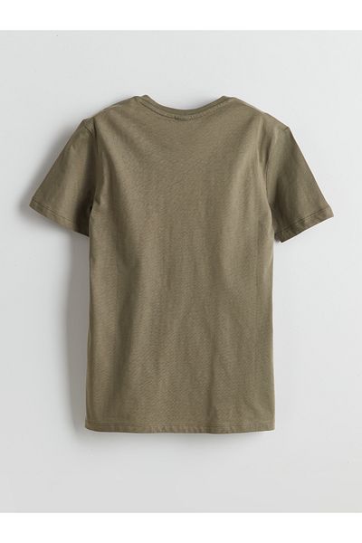 LC Waikiki Crew Neck Dinosaur Printed Boys' T-Shirt