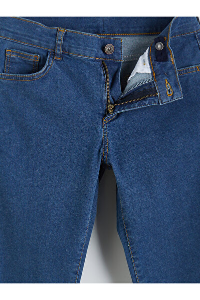 LC Waikiki Pantaloni de jeans pentru băieți cu talie elastică reglabilă