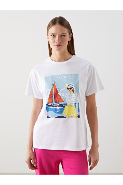 LC Waikiki Crew Neck Printed Women's T-Shirt