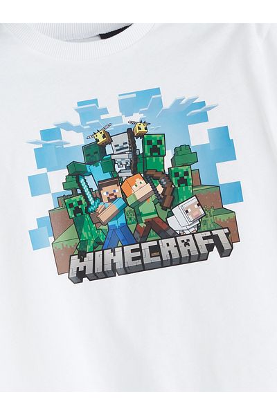 LC Waikiki Minecraft Printed Boy's T-Shirt