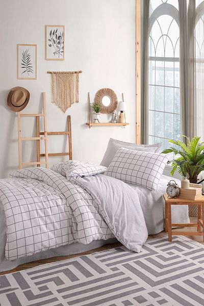 Eponj Home Junior Duvet Cover Set Single Artus Gray