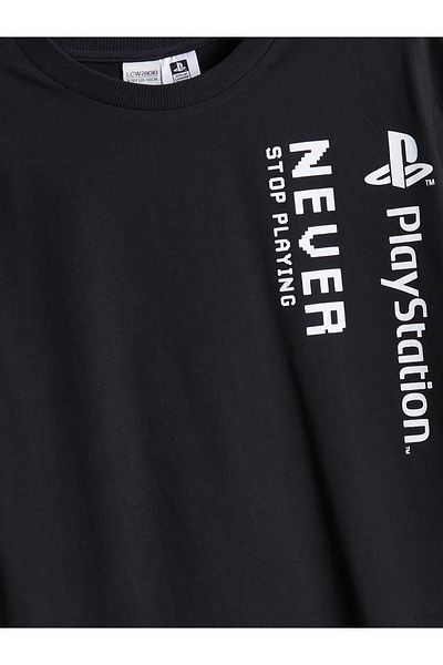 LC Waikiki Crew Neck Playstation Printed Boys' T-Shirt
