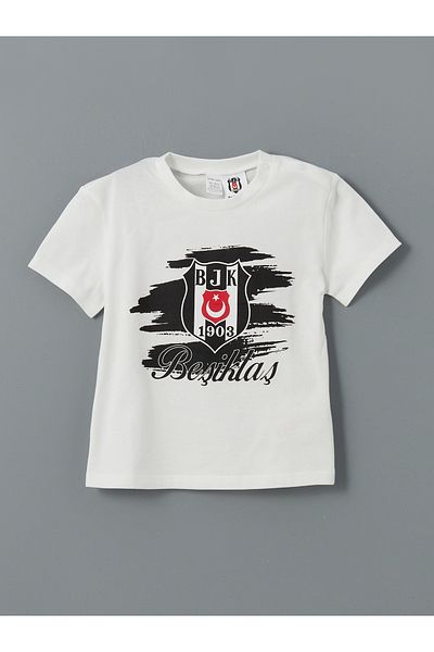 LC Waikiki Beşiktaş Printed Baby Boy Shorts Pajama Set